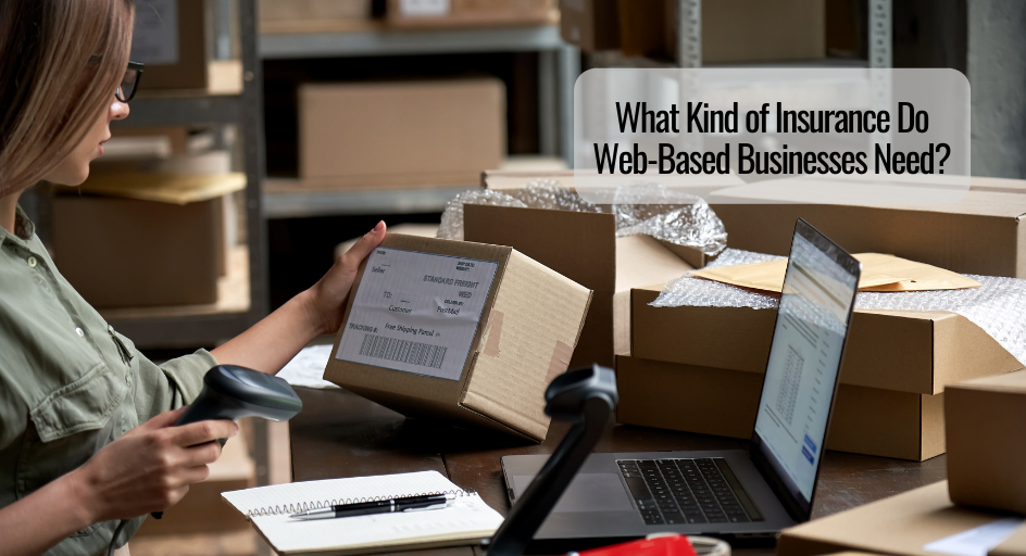 woman with e-commerce business preparing a package to ship